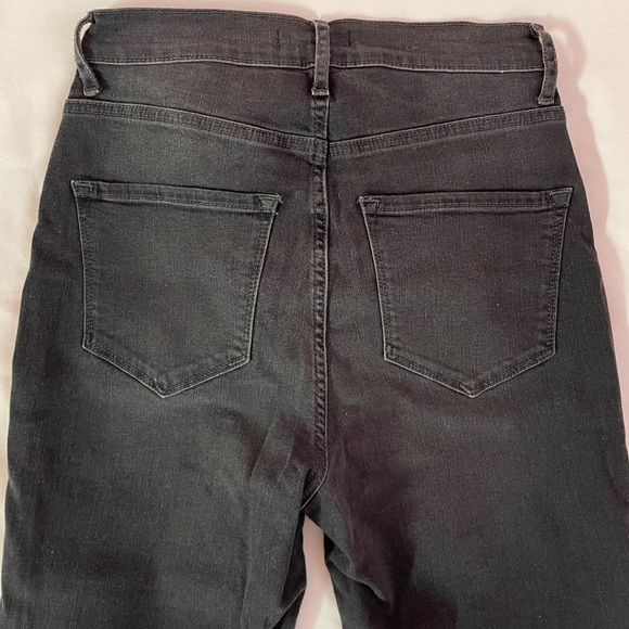 Blackish Grey High Waisted Skinny Jeans - Picture 5 of 8